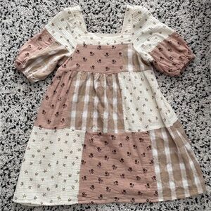 Rylee + Cru patchwork dress 8/9